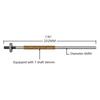 Durable Woodworking Pen Turning Mandrel Lathe Machinery Parts Mechanical Accessory Tool Easy to Use Comfortable Grip