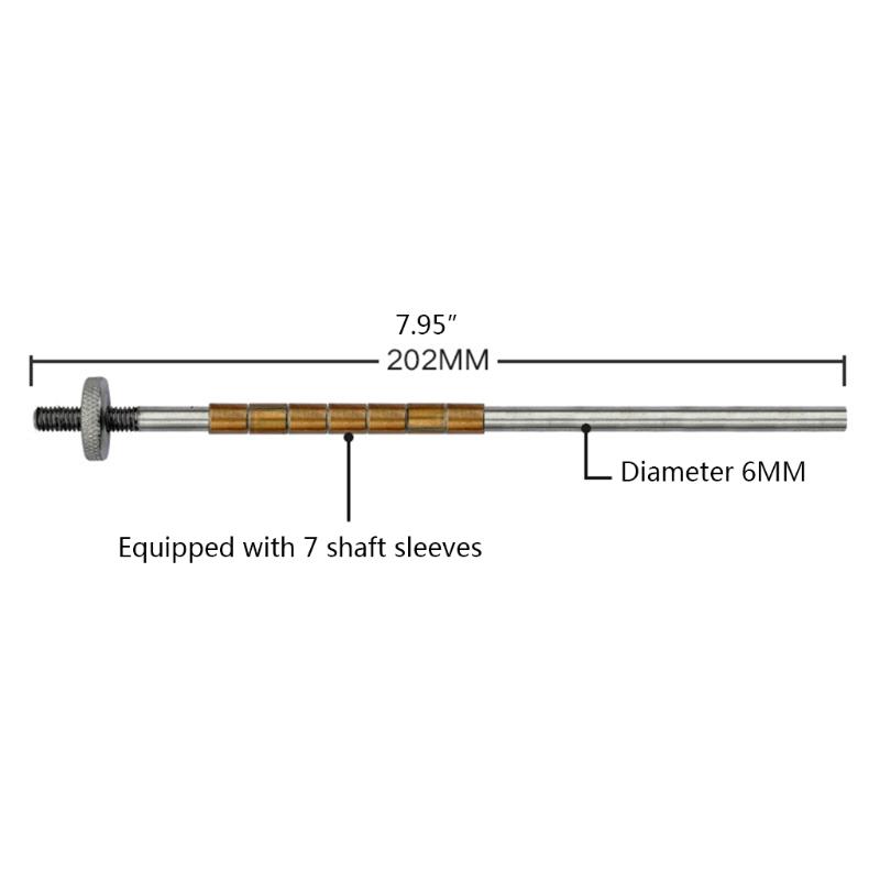 Durable Woodworking Pen Turning Mandrel Lathe Machinery Parts Mechanical Accessory Tool Easy to Use Comfortable Grip