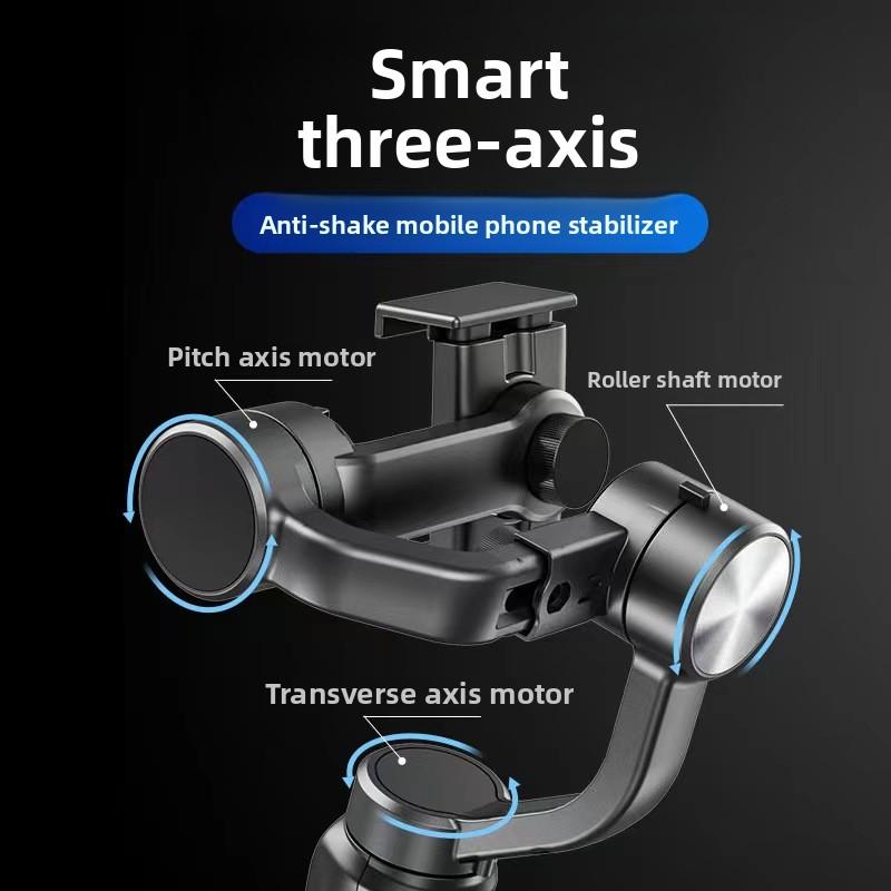 F6 Three-axis Mobile Phone Gimbal Anti-shake Handheld Stabilizer Intelligent Video Live Vlog Shooting Artifact