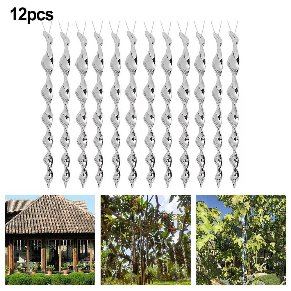 Wind Spiral Bird Scarer Environmental PVC Material Easy To Hang and Remove