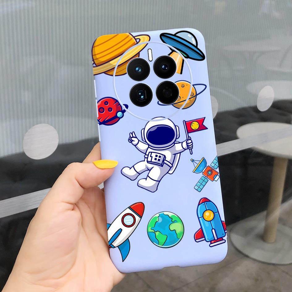 For Huawei Mate 50 Pro Case 2022 Cute Cartoon Cat Painted Soft TPU Protective Cover For Huawei Mate50 Pro DCO-LX9 CET-LX9 Fundas