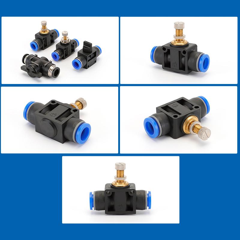 Corrosion Resistant Pneumatic Fitting Push In Air Tube Connector for Water Hose Pipe Chemical Industry Plumbing Use