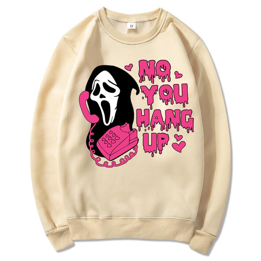 New Autumn and Winter Women's Clothing Crew Neck Fleece Sweater Crew Neck NOYOUHANGHP Letter Print