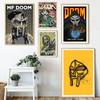 Singer Madvillain MF Doom Poster Room Decor Hip Hop Rap Music Album Star Wall Art Canvas Painting For Living Room Home Decor