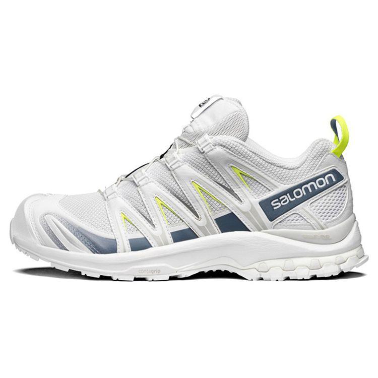 SALOMON XA Pro 3D ADV Outdoor Fabric Synthetic Leather Shock Absorbing Non-Slip Wear-Resistant Low-Top Running Shoes Unisex Running Shoes White 412550
