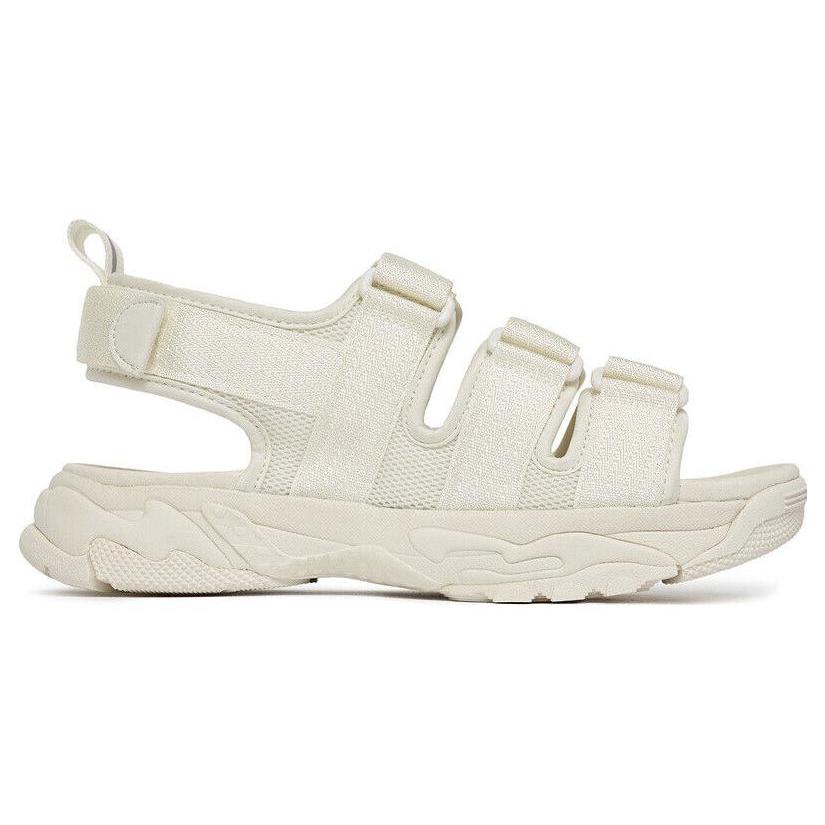 New MLB Sandal Triple LA Dodgers Los Angeles Dodgers Sports Sandals Unisex White 3ASDCSS33-07IVS