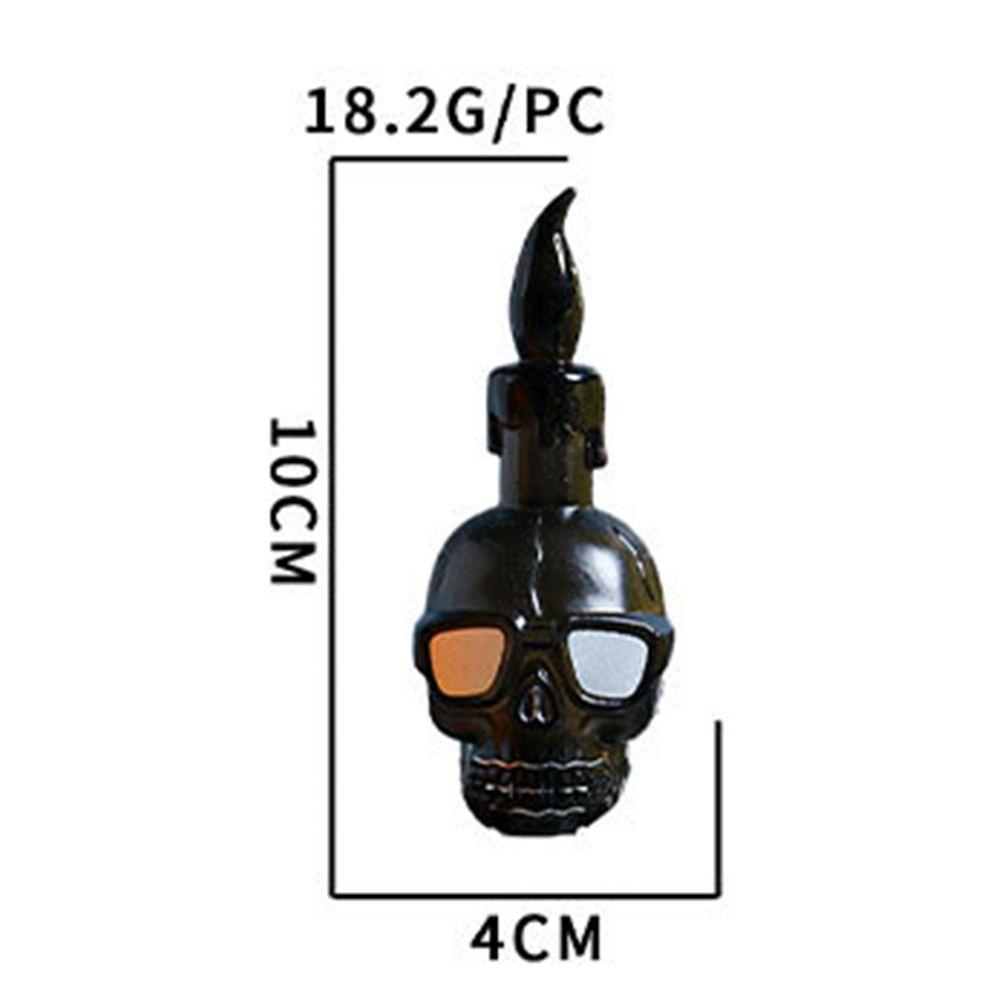 Colorful Halloween Wind Light Scary Atmosphere Electronic Candle Light  Ghost Festival Props