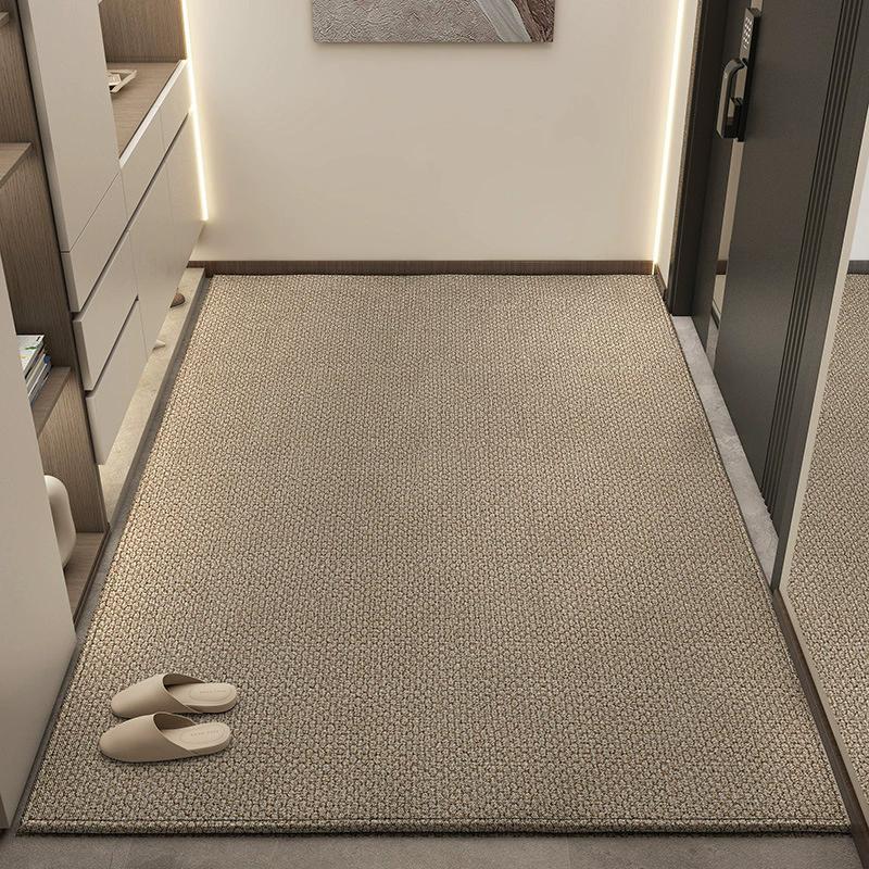 Home Doorway Rug Mat with Trim-to-Fit Design, Stain-Resistant & Anti-Slip - Practical Entryway Floor Carpet for Family Use