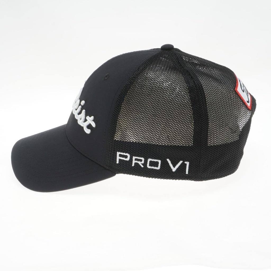 Titleist Men's Tour Performance Mesh Cap TH25ATPMA, Black/White