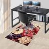 1PC Floral Pattern Carpet Ultra Soft, Thick & Absorbent, Non Slip Machine Washable Mat for Entryway