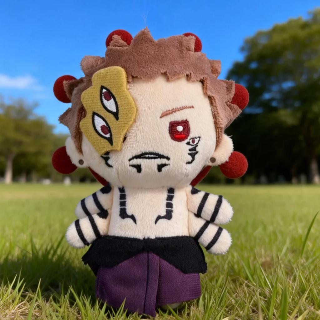 12CM Cartoon Jujutsu Kaisen Plush Doll Cute Ryōmen Sukuna Toge Omori Anime Periphery Doll Pendant Room Decor Birthday Gift