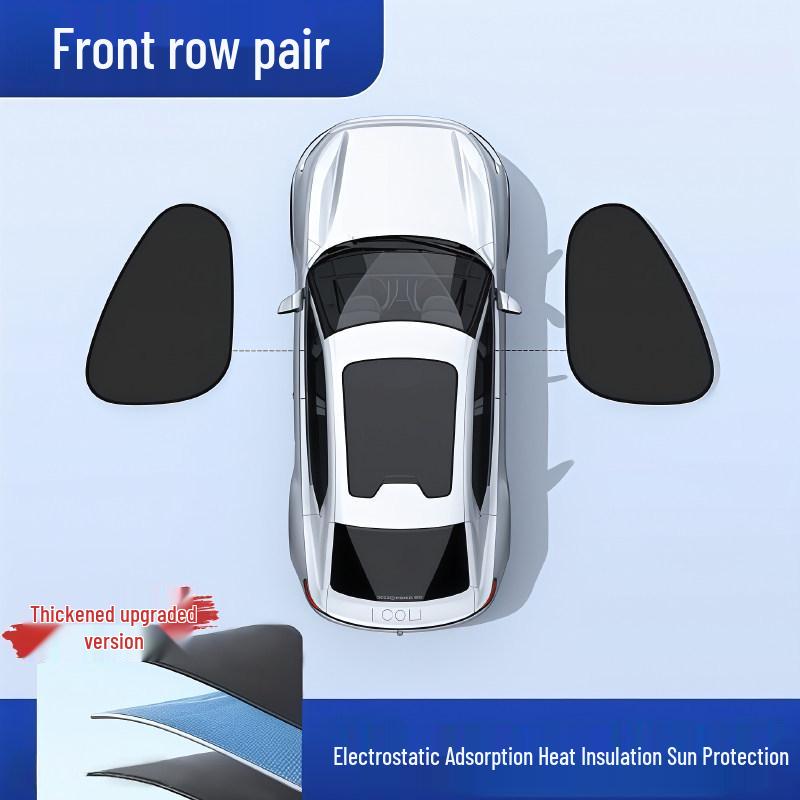 Car Side Window Sun Shade & Privacy Curtain