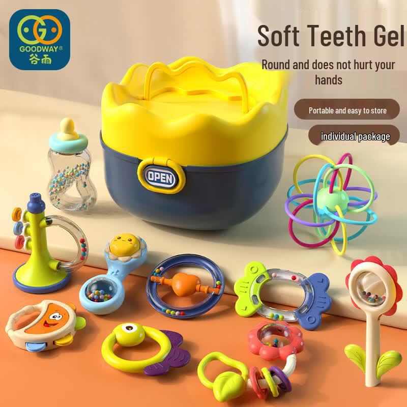 GOODWAY Infant Rattle & Teether Set