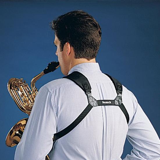 Neotec Soft Harness Strap, X-Long, Snap Hook, Black