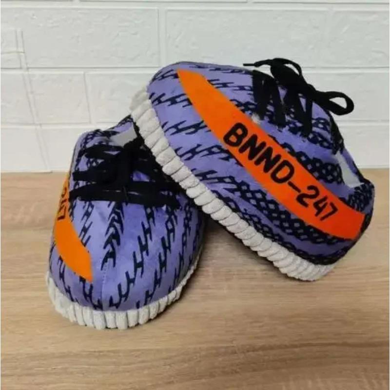 

Зимові бавовняні плюшеві туфлі Жіночі Теплі Милі Домашні капці Унісекс Один розмір Кросівки Чоловічі Модні М які домашні капці 36-45 One size