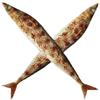 PCB Sanma Food Grilled Pacific Fish Food NH7723 of Replica, Saury, Display, (Set 2)