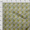oneOone Cotton Flex Pear Green Fabric Leaves Craft Projects Decor Fabric Printed By The Yard 40 Inch