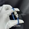 Fei Family Year of the Horse Diamond Horseshoe Buckle 8-Shaped Bracelet - Unisex, Versatile DIY Hand Rope for Couples