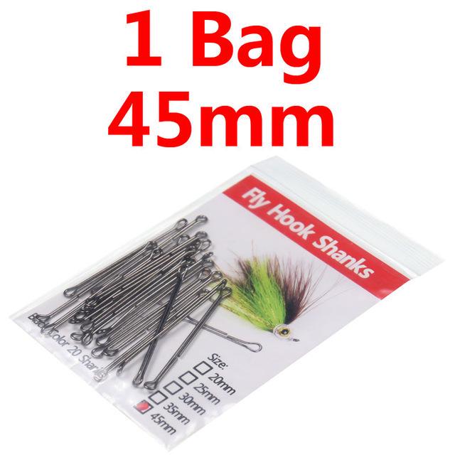 20 pièces/paquet mouche attachant Waddington tige Stinger mouche tige prédateur mouche eau salée mouche attachant matériel