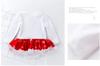 Friking Christmas Santa Baby Long Includes and Sizes and for and Babies Costume, Children's Costume, Dress, Sleeves, 4-Piece Set, Dress, Socks, Shoes,