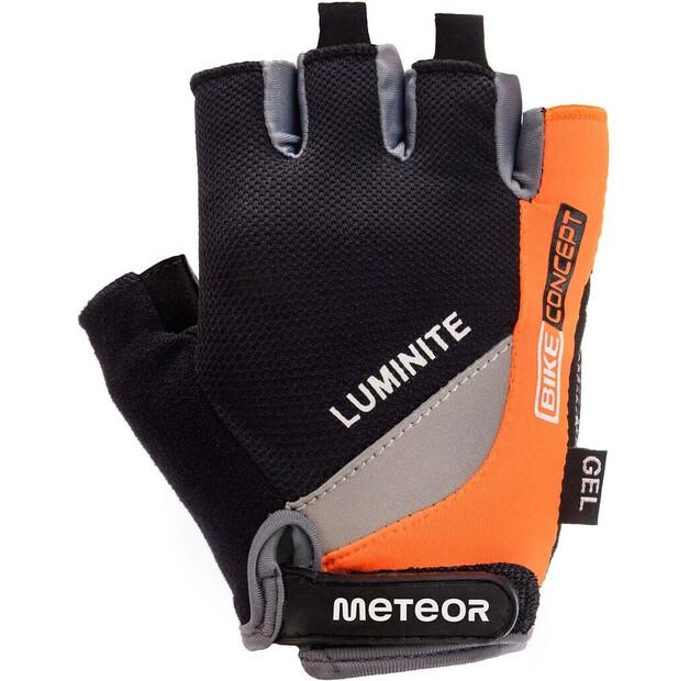 Велоперчатки Meteor GX31 (зеленый/оранжевый) XXS