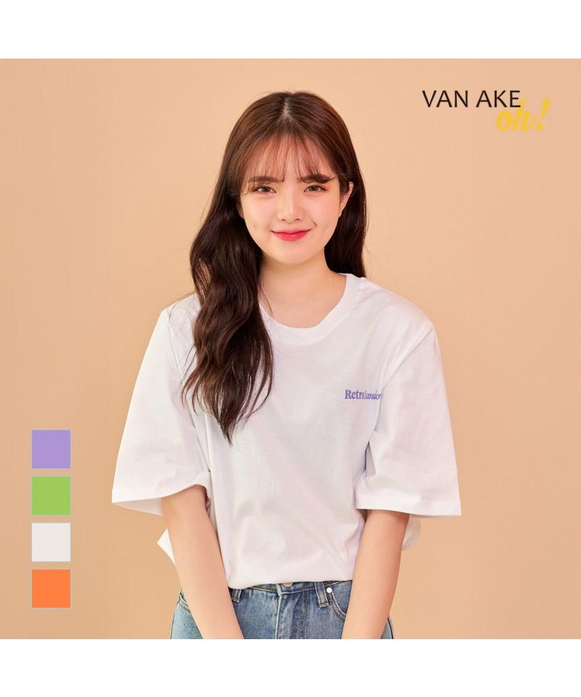 VANAKE Retro Logo T-Shirt_Ob03Tsme09Z
