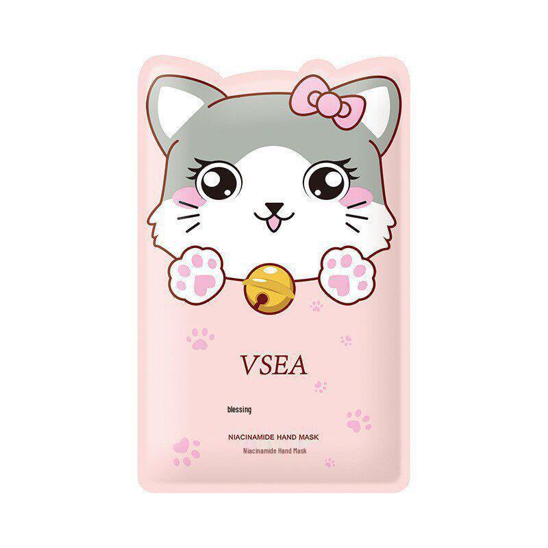 VSEA Cat Paw Niacinamide Hydrating Hand Mask – Moisturizing, Repairing, and Smoothing for Fine Lines. Niacinamide Cute Cat Paw Hand Mask