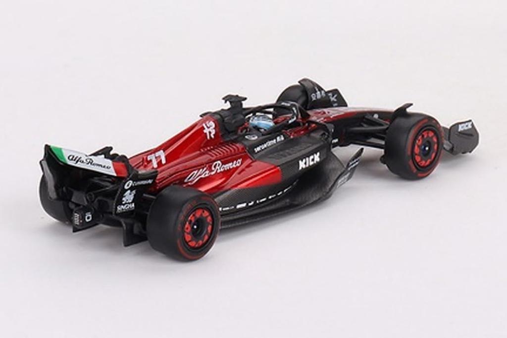 MINI GT Alfa Romeo F1 C43 2023 Australian Grand Prix Valtteri Bottas Finished Model 1/64 #77
