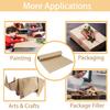 38cm Width Kraft Paper DIY Gift Wrapping Moving Supplies Craft Packing Roll,Length: 10m