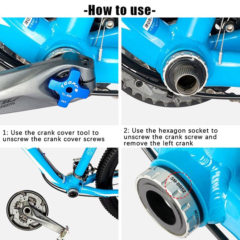 5 In 1 Bottom Bracket Tool Remover Bbr60 Fsa386 Bike Installation Repair Wrench Bbr60 Bbr9100 Fsa 386 Removal Tool