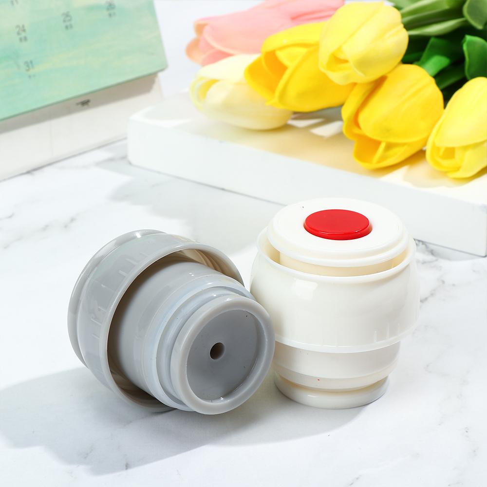 Plastic Stopper Outdoor Travel Water Bottle Cap Flask Lid Vacuum Cup Outlet Valve Mug Cover