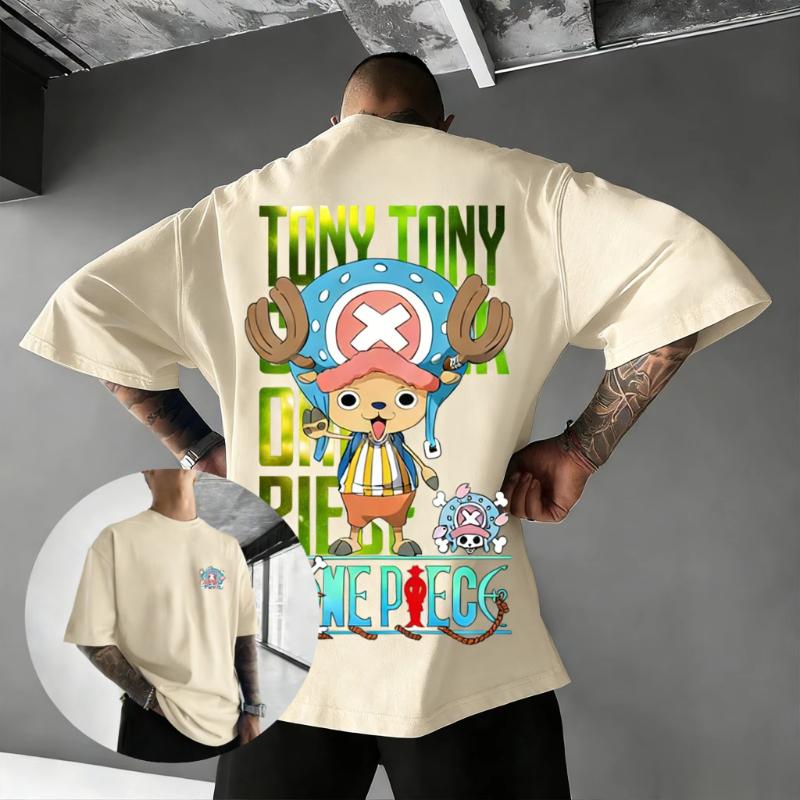 Unisex One Piece Skull Anime Print T Shirt Men Women Cotton Short Sleeve Tee Summer 2026 Streetwear Casual Tops Graphic Tee Y2k