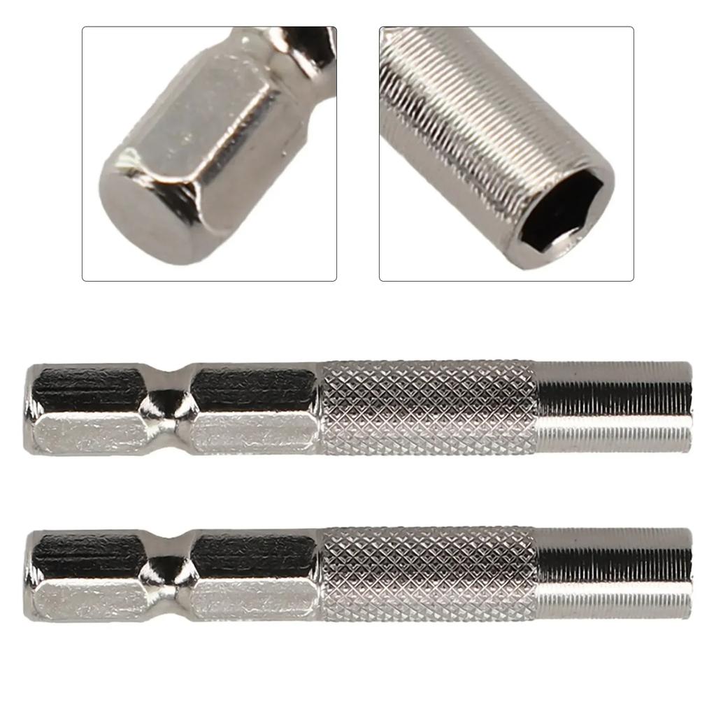 Quick Bit Conversion with 6 35mm Hex Shank Adapter, Converts To 4mm System, Magnetic Holder for Easy Bit Change 2 Pieces