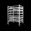 Multi-Layer Baking Pan Rack Trolley