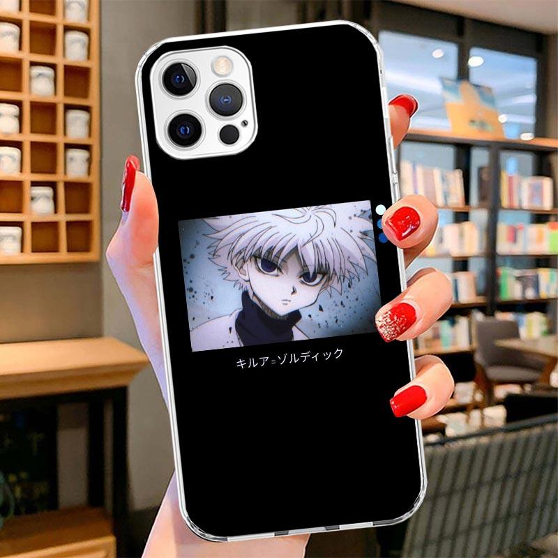 

Killua Hunter 16E X Cover Phone Case For iPhone 16 17 Air 15 14 Pro Max 16E Phone Case 13 Mini 12 11 7 SE 8 Print Pattern Fit Ca iPhone 17