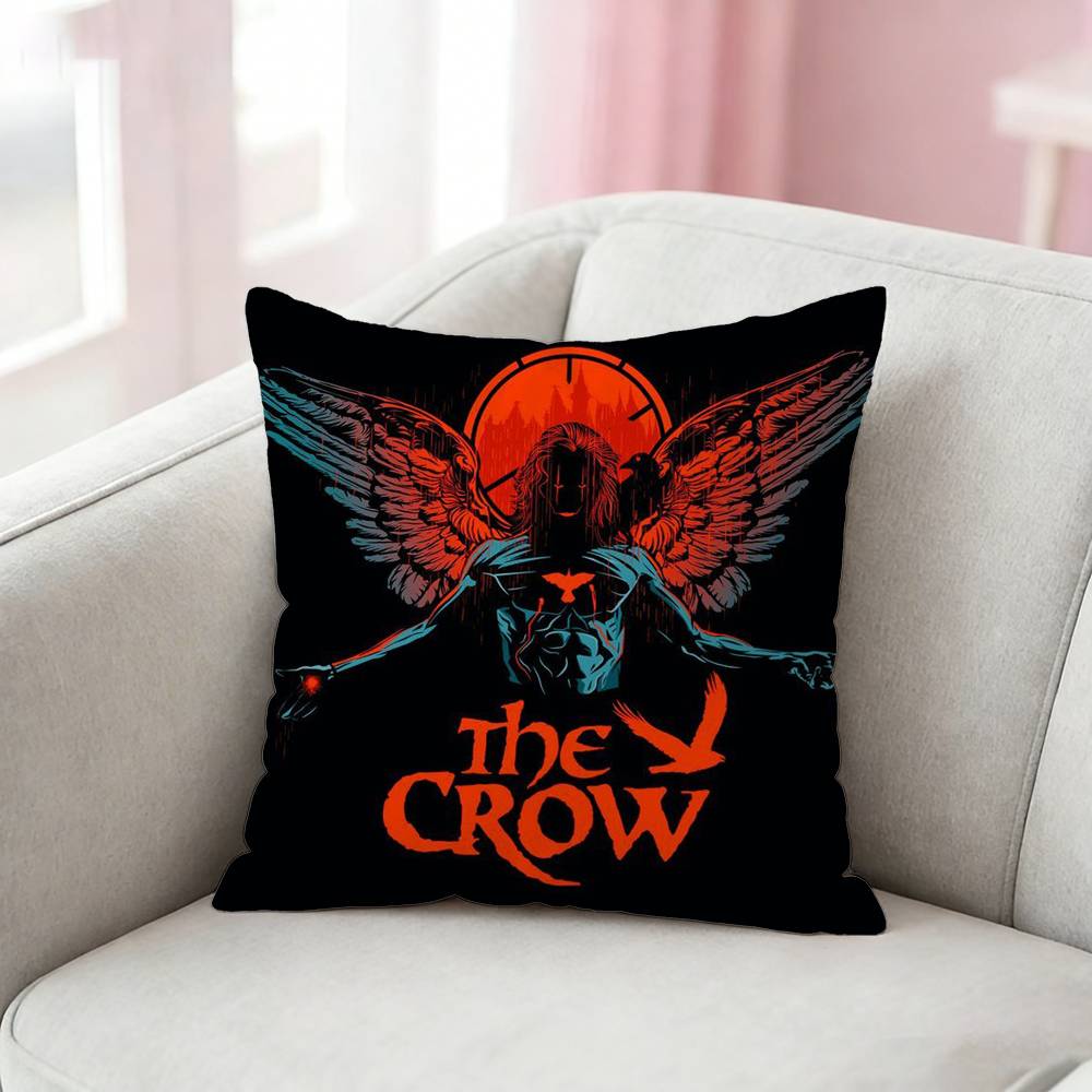 Thriller TTHE CCROWS Pillow Case Pattern Printed Pillowcase For Living Room Sofa Cushion Cover