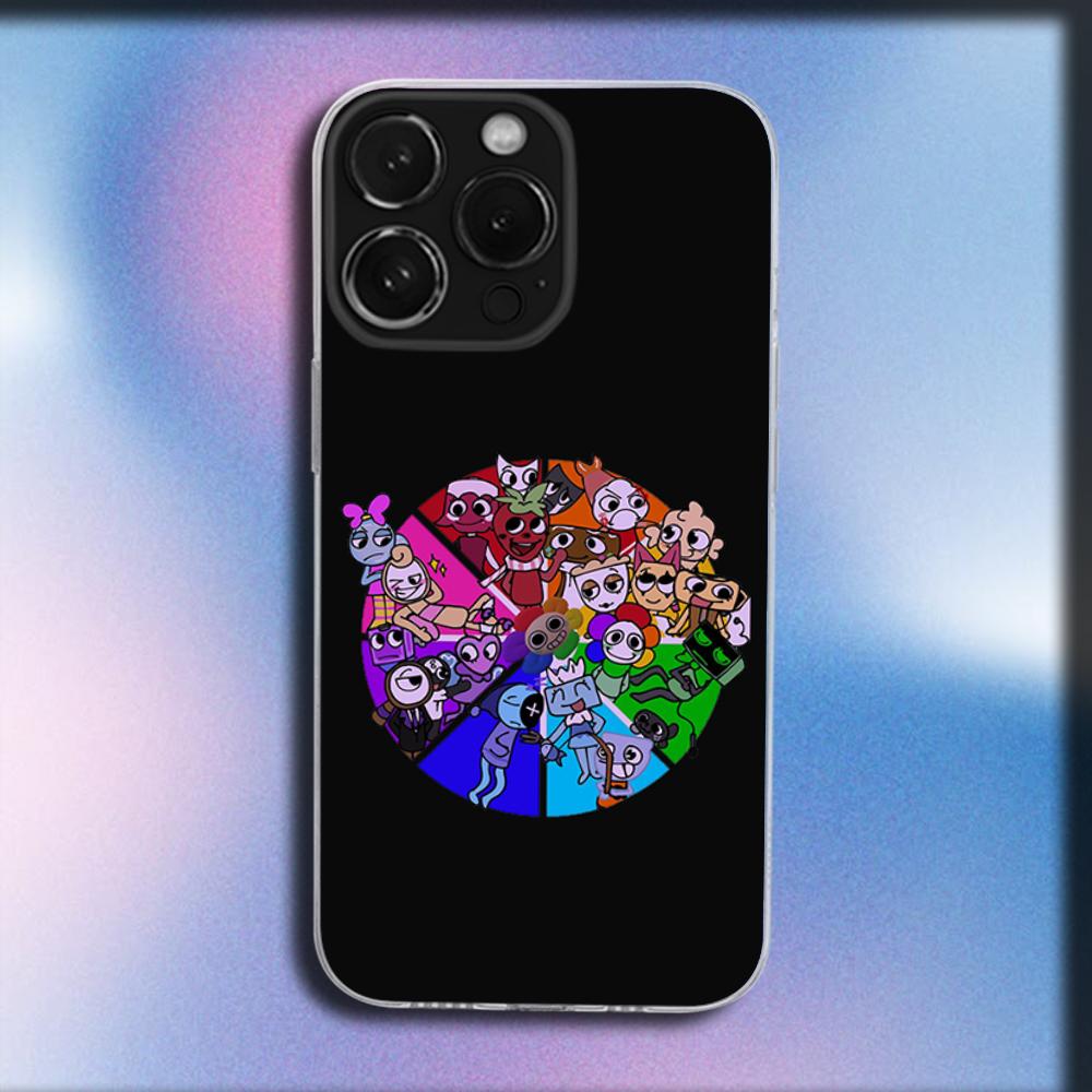 Goob D-Dandys World Phone Case For iPhone 16,15,14,13,12,11 Plus,Pro,Max,XR,XS,X,Plus,SE,Mini Transparent Soft Cover