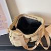 Stylish Canvas Shoulder Bag for Women, Multi-Pocket Tote with Adjustable Strap and Durable Design
