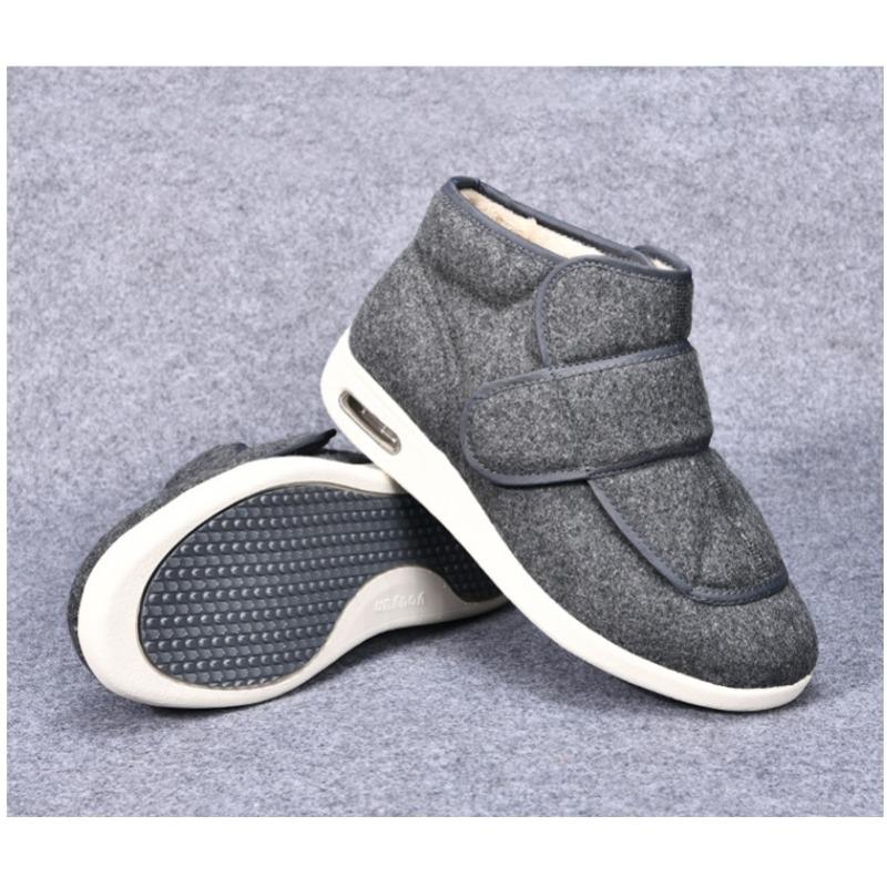 2026 Unisex Neue Plus Samt Nizi Stoff Warme Gehen Herrenschuhe Mutter Schuh Damen