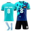 Personalised Shirts Kit Mens Girls With Name Number Custom Football Jerseys For Boys Training Suit