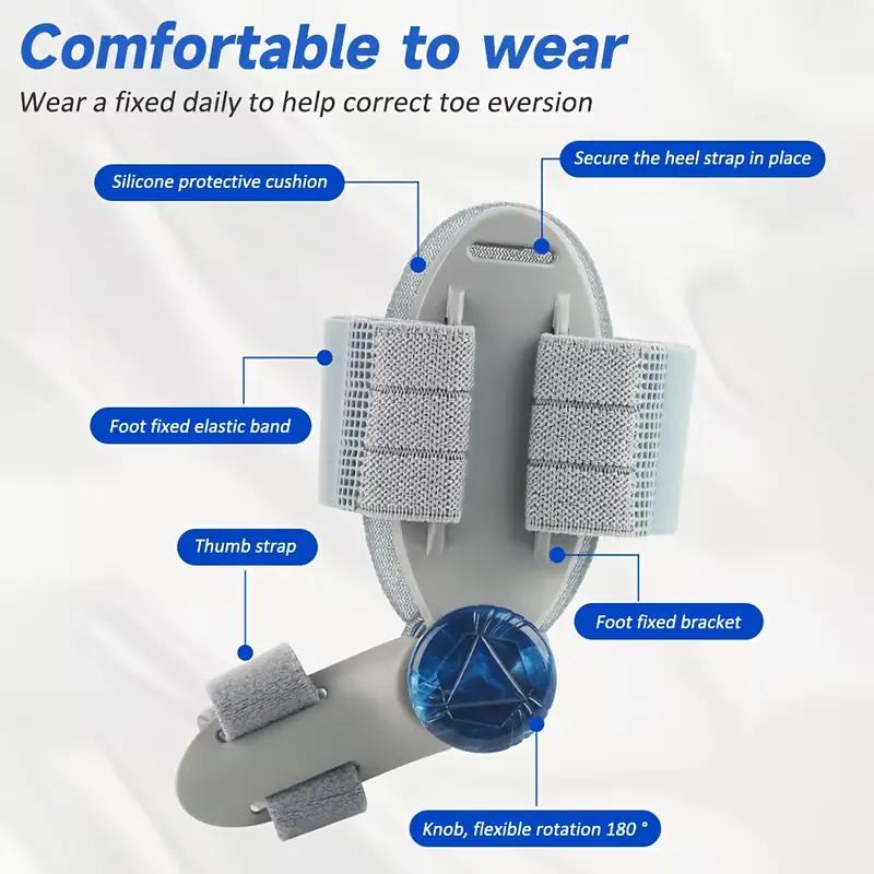 Bunion Corrector Bunion Straightener Unisex Big Toe Straightener Hallux Valgus Orthosis Corrector Adjustable Pedicure Care Tool