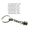 Keychain Light Zinc Alloy Portable Keyring Lamp Handbag Outdoor Key Chain Pendant Storage Battery Operated Decorative