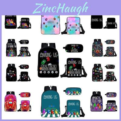 Among Us Rucksack-Set für Kinder Stilvolles und Praktisches 3-teiliges Schulaccessoire-Bundle