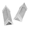 2 Pezzi Tubo Affumicatore per Griglia BBQ Tubo a Rete Scatola Fumo Pellet 6 Pollici Acciaio Inossidabile Accessorio Barbecue Trilaterale