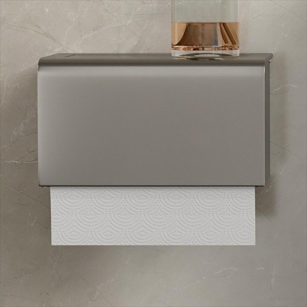 Waterproof Toilet Paper Box Wall Mounted Phone Holder Dust-proof Storage Shelf Organizer  Bathroom