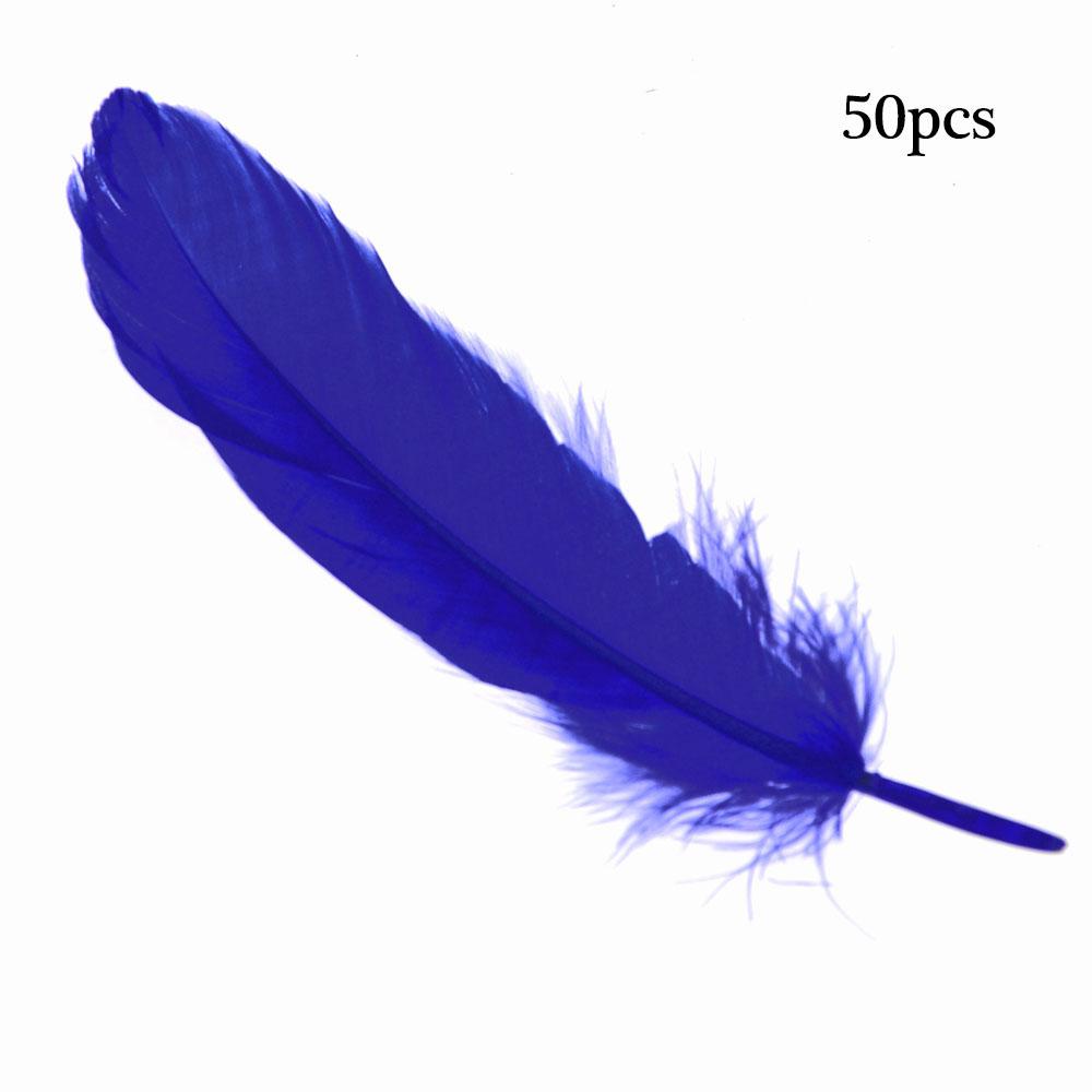 50pcs Natural Goose Feathers 15-20cm, Pure Soft DIY Craft Feathers for Home Decor, Balloons, Jewelry & Fashion Embellishment