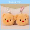 Cute Mini Bear Plush Toy Keychain And Coin Purse With Colorful Hanging Straps