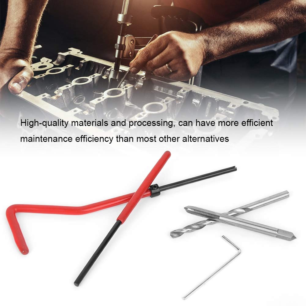 

M4 Helicoil M4 Helicoil Kits Transparent Plastic 25Pcs Thread Repair Insert Kit M4 with Transparent Plastic Box for Processing Machinery