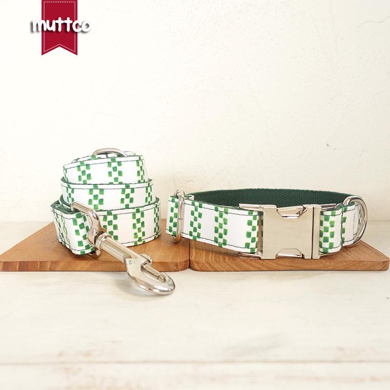 MUTTCO Double Layer Thickened Leash Set with Metal Buckle for Pets Extra Small