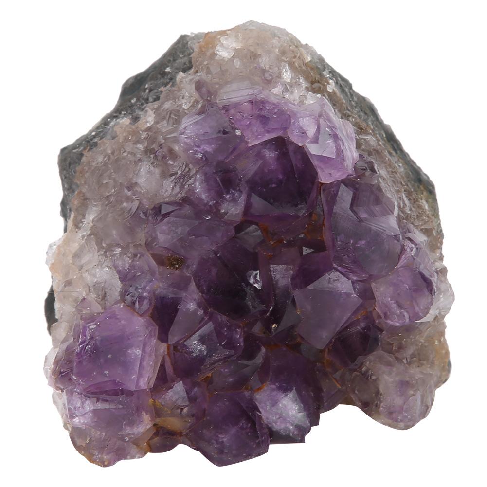 Unregelmäßiges natürliches Amethyst-Cluster-Ornament Kunsthandwerk für Steinsammlung Heimdekoration